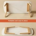 thumbnail image 2 of Folding Coffee Table, Compact Space-Efficient Wooden Mini Desk Design, Multi-Functional Foldable Table Perfect For Study, Bedroom, Living Room, Kitchen, Office, 2 of 9