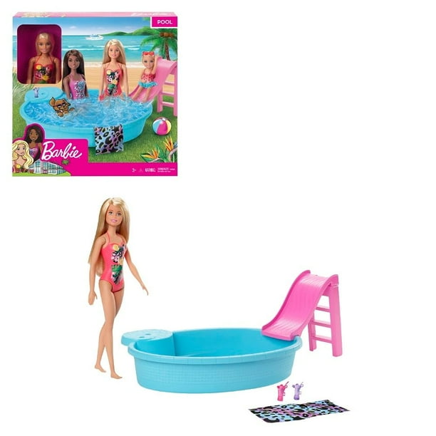Muñeca Barbie Estate Piscina Glam Bodega Aurrera en línea