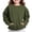 Army Green, variant on FSYBOA Girls Sweatshirts Size 7T, Crew Neck School Long Sleeve Casual Kids Pullover Tops Pink