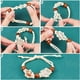 thumbnail image 4 of Pulsera de macramé de 10 piezas, 5 colores, cordón de nailon con piedras, ajustable, cuentas de madera y cristales., 4 of 6