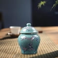 thumbnail image 4 of Ceramic Ginger Jar Collection Household Storage Jars for Ceramic Ginger Jar for Loose Tea Small, 4 of 9