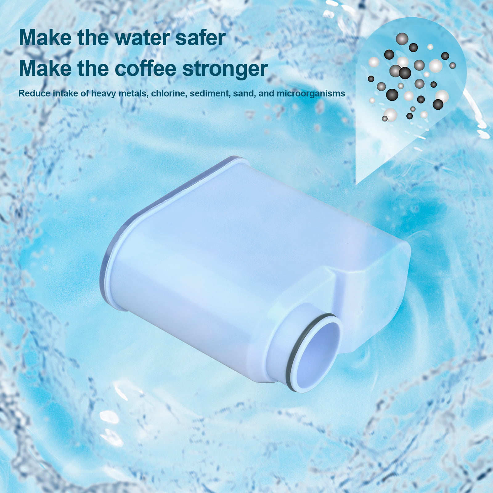 Filtre à eau compatible avec filtre anticalcaire Philips AquaClean  CA6903/10 CA6903/22