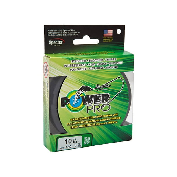 PowerPro Braided Fishing Line, 10Lb X 150Yd Grn, [21100100150E