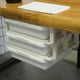 thumbnail image 2 of Organizador de cajones autoadhesivo deslizable para debajo del escritorio, ideal para la cocina y el hogar. Nivel triple, 2 of 9