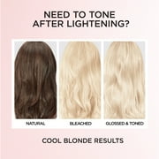 L'Oreal Paris Le Color Gloss One Step In-Shower Toning Gloss, Silver, 4 fl oz