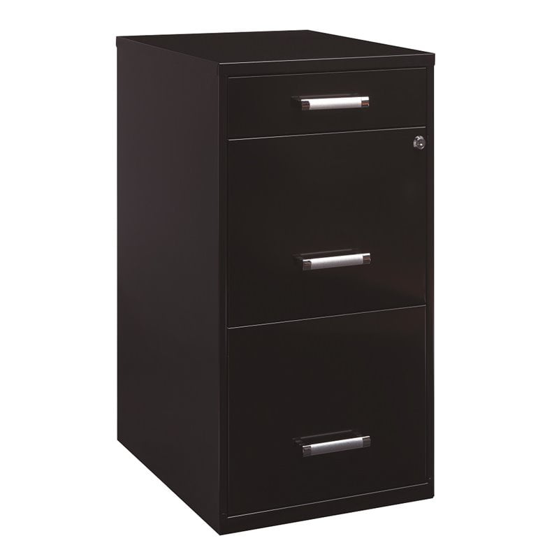 Hirsh 18 Deep 3 Drawer Organizer Cabinet In Black Walmart Canada