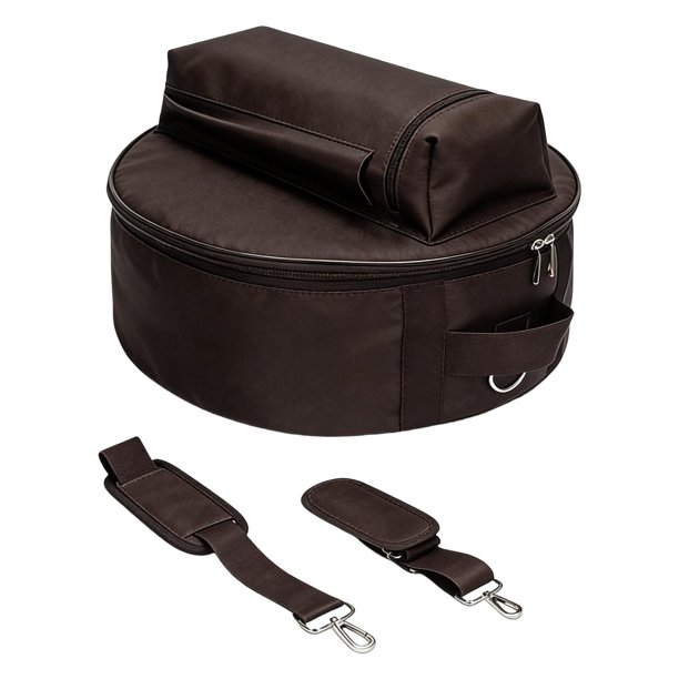 Funda protectora para caja de batería, protector profesional a prueba de polvo, portátil, de tela Oxford. Marrón oscuro