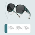thumbnail image 5 of Polarized Sunglasses Over Glasses for Women Men, Fit Over Glasses Sunglasses Oversized UV Protection Green, 5 of 5