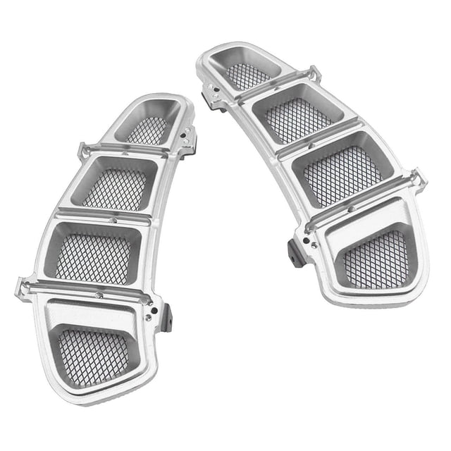 maskred Motorcycle Radiator Guard Cover for VESPA GTS 250 2013-2020 Enhanced Protection Silver 237x75mm