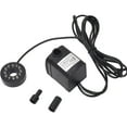 thumbnail image 1 of Submersible Pump,8W 600LPH IP68 Ultra Quiet Fountain Water Pump with Colorful LED Light for Pond Aquarium Fish Tank, 1 of 7