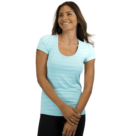 Degree Tee Shirts - 90 Degree By Reflex - Mesh Striped T-shirt