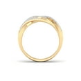 thumbnail image 2 of 1/6ct TW Diamond 10K Yellow Gold Crossover Fashion ring, 2 of 2