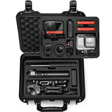 Lekufee Portable Waterproof Hard Case for Insta360 ONE RS/Insta360 ONE R Action Camera and Accessories (Case Only)
