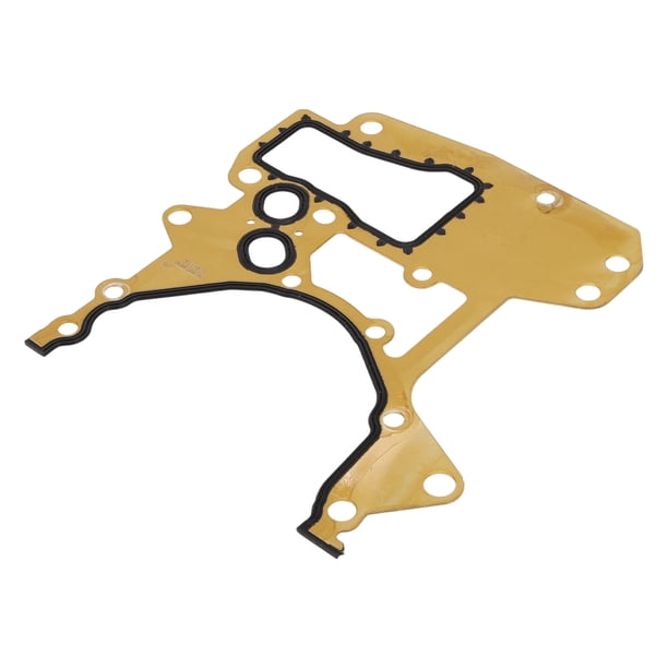 Junta de Tapa de Cadena de Tiempo del Motor Unique Bargains 24405911 para Chevrolet Sonic 1.8L 2012-2018, Sello Duradero de Metal 1 Pcs Color Dorado