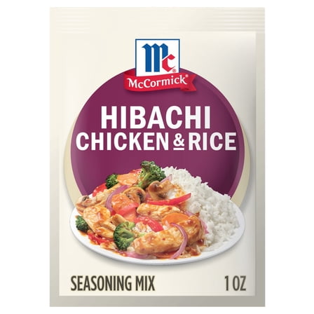 McCormick Gluten Free Hibachi Chicken & Rice Seasoning Mix, 1.0 oz Pouch
