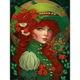 thumbnail image 1 of Pintura de diamante 5D DIY Kit de taladro en forma especial parcial Chica Decoración del hogar (GSYX95), 1 of 9