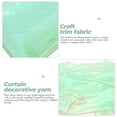 thumbnail image 3 of unbranded Tela De Organza Degradada Verde Claro Iridiscente Para Y Proyectos Artesanales, 3 of 7