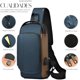 thumbnail image 3 of Mochila Riñonera Shendy Vendy Cruzada Mariconera Antirrobo Tipo Piel Con Entrada Usb, 3 of 6
