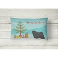 thumbnail image 2 of Carolines Treasures BB2981PW1216 Puli Merry Christmas Tree Canvas Fabric Decorative Pillow, 12H x16W, multicolor, 2 of 3