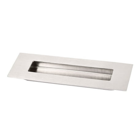 150mmx50mm Polished Stainless Steel Rectangular Flush Recessed Pull Door Handle