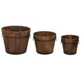 thumbnail image 2 of vidaXL Flower Pot 3 Piece Outdoor Planter Pot Box Container Solid Wood Fir, 2 of 13