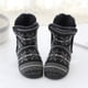 thumbnail image 3 of Laklulu Hausschuhe Hüttenschuh Hohe Gefüttert Hüttenstiefel rutschfest Winter Pantoffeln für Unisex-Erwachsene, 3 of 4