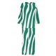 thumbnail image 5 of Puntoco Traje De Pantalón Y top De Cuello Redondo De Manga Larga Con Estampado Informal De Verano Para Mujer Verde Militar Xxxxxl, 5 of 5