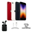 thumbnail image 1 of Refurbished Apple iPhone SE (3rd Gen) A2595 (Fully Unlocked) 128GB Red w/ Wireless Earbuds, 1 of 5