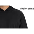 thumbnail image 4 of T-shirt UPF 50+ pour Hommes avec Capuche Manches Longues Chemises de Randonnée Chemises de Camping Séchage Rapide Chemise Manches Longues Maillot Dermoprotecteur, 4 of 6