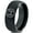 Black Dome Tungsten, variant on Tungsten Tungsten Horoscope Pisces Band Ring 8mm Men Women Comfort Fit Black Step Bevel Edge Brushed Gray Polished