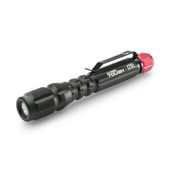 Hyper Tough 120 Lumen LED Pen Light - 2 AAA Batteries Included, Black,