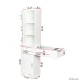 thumbnail image 6 of New Salon Station for Hair Stylist, Salon Station with Barber Cabinet, Hair Station Equipment Hair Dryer Holder, Drawers, Storage Cabinet for Hair Styling, 6 of 8