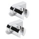 thumbnail image 5 of Soporte de Pared del Soporte de Ducha, 2 piezas de 360 ​​Grados Montaje de Pared de Cabeza de Ducha Ajustable Para Pulverizadores de Bidet, 5 of 7