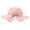 Pink, variant on Kids Bowknot Wide Sun Hat UV Protection for Outdoor Travel