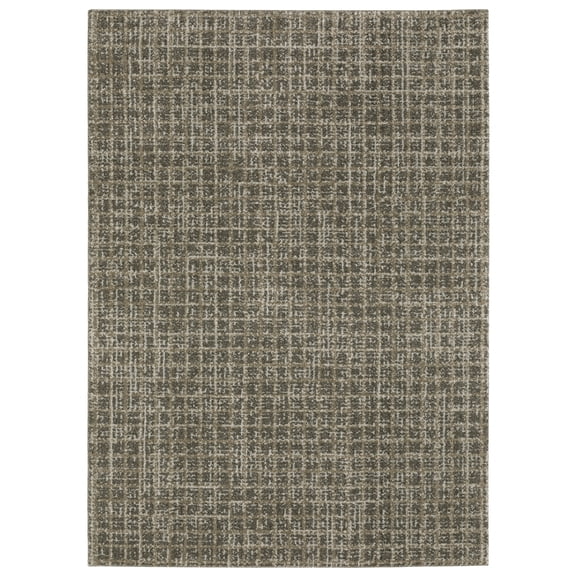 Alton Modern & Contemporary Rug 090N9 in Grey Rectangle 3' 3" X 4 ' 11"