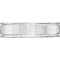 thumbnail image 3 of Sterling Silver Ss 6mm Polished Fancy Band Size 7 Made In United States qwb119-7, 3 of 5
