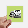 thumbnail image 1 of Reel Information Stack Letters Sticker Square Waterproof Stickers Wallpaper Car Decal, 1 of 1