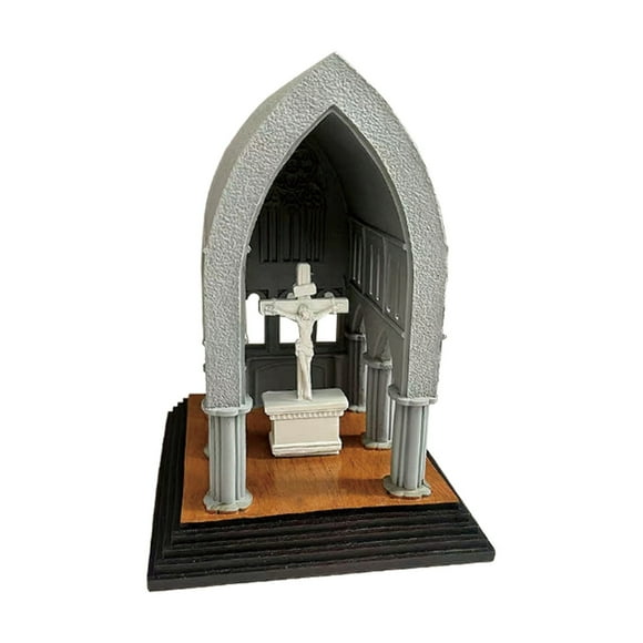 Birthday Decorations He Man Ornament Outdoor Sculptures for Garden Tall Decorative Ornaments Mini Lamp Was Nailed To The Resin Crafts
