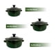 thumbnail image 4 of Juego de ollas de Peltre Shorbull 6 pz Verde, 4 of 6
