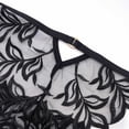 thumbnail image 6 of Womens Lace Underwear Comfortable Seamless Panties Floral Sheer Lace Bikini Briefs Womens Underwear Bikini Black M, 6 of 7