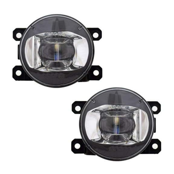 For Jeep Renegade 2019 20 21 22 2023 Fog Light Driver And Passenger Side | Pair | LED | Clear Lens | PC Plastic | Replacement For CH2592170, CH2593170 | 68439333AA, 68439332AA