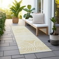 thumbnail image 6 of Addison Rugs Chantille Indoor/Outdoor Contemporary Art Deco Gold Washable Runner Rug, 2'3" x 7'6", 6 of 6