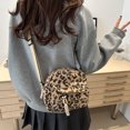 thumbnail image 3 of Bolsillo Casual Retro Leopardo Crossbody Bag Leopard Shoulder Mujeres Corlary Ajustable Pollas Múltiples Al Aire Libre, 3 of 9