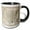 Black/White, variant on 3drose, 1867 Map of the United States, 11oz Magic Transforming Mug