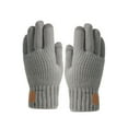thumbnail image 2 of Winter Touchscreen Gloves under $5! Yannianjz Knitted Touchscreen Gloves, Winter Warm Fleece Lined Gloves for Men and Women, Stretchable Cold Weather Gloves for Outdoor Activities, 2 of 6