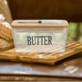 thumbnail image 6 of MRLESS Butter Dish Set with Airtight Seal Lid and Storage, Glass Butter Keeper Box for Refrigerator and Kitchen Counter Use, 6 of 8