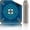 Deep Cyan, variant on Blue Mahjong Mat for Table, American Mahjong Mat with Printed Rules, 31.5x31.5 in, Anti-Slip, Noise-Reducing Table Cover with Carrying Bag for Mahjong, Poker, Dominoes and Card Games