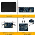 thumbnail image 4 of Ornate Moth Cosmic Floral Art Outdoor Picnic Blanket, Foldable Waterproof Beach Mat, Portable Beach Blanket for Beach Camping, Hiking, Family Concerts, 4 of 8