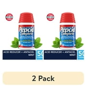 (2 pack) Pepcid Complete Acid Reducer + Antacid Famotidine Chews, Mint, 50 Count