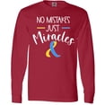 thumbnail image 3 of Inktastic No Mistakes, Just Miracles Down Syndrome Awareness Long Sleeve T-Shirt, 3 of 5